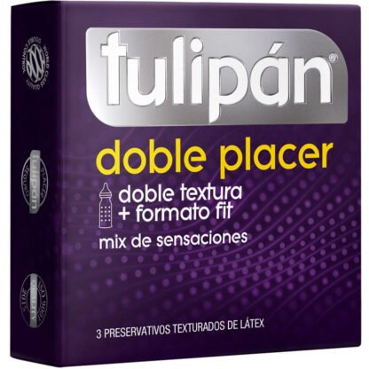 PRESERVATIVO TULIPAN DOBLE PLACER 3UN