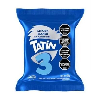 ALFAJOR TATIN TRIPLE BLANCO 60 GRS