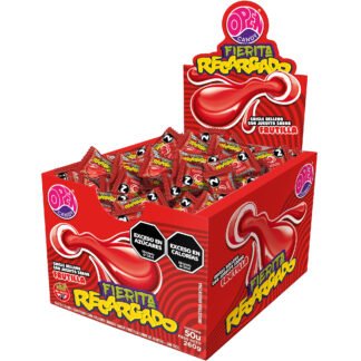 CHICLE FIERITA 50UN RECARG FRUTILLA