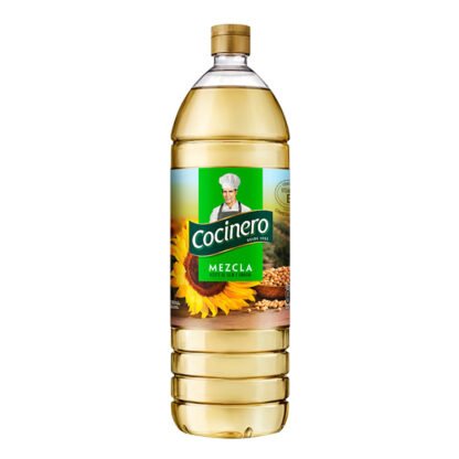 ACEITE COCINERO MEZCLA SOJA Y GIRASOL 900 ML