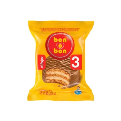 ALFAJOR BON O BON TRIPLE 60 GRS