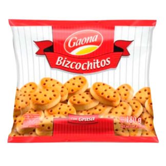 BIZCOCHO SALADO GAONA 180G