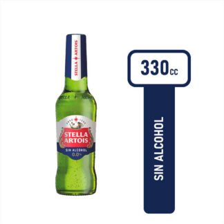 CERVEZA STELLA ARTOIS S/ALCOHOL 330ML