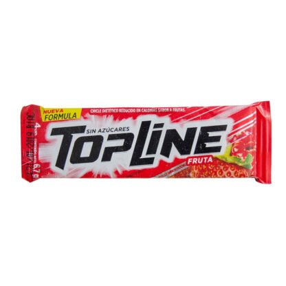 CHICLES TOPLINE FRUTA 4 UN