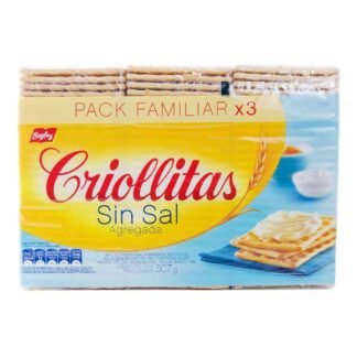 GALLETITAS SIN SAL AGREGADA. BAGLEY LACTEADAS 507