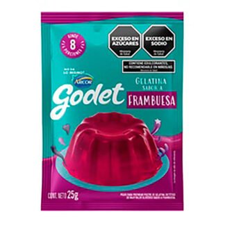 GELATINA GODET FRAMBUESA