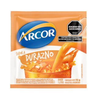 JUGO EN POLVO DURAZNO ARCOR 15 GRS