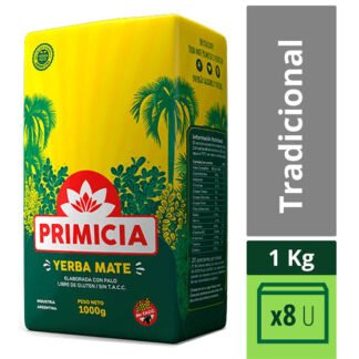 PACK YERBA PRIMICIA 8X1KG