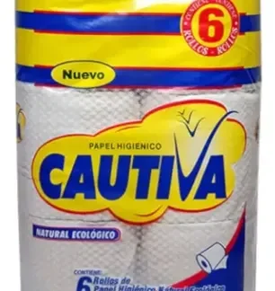 PAPEL HIG CAUTIVA X6