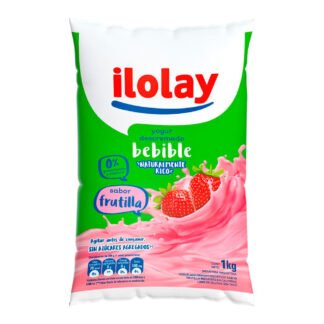 YOGUR DESCREMADO FRUTILLA 1L ILOLAY